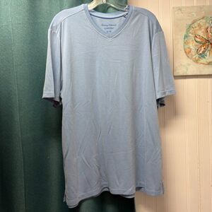 Tommy Bahama Short Sleeve Blue Casual Shirt Size XL